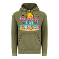 Vintage Olive beaching not teaching black back Vintage Hoodie - JahusDesignShop