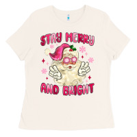 Bone stay merry and bright Ladies Tee - MaliasSmallBusiness