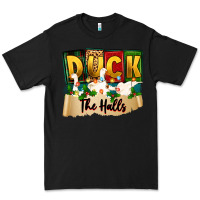 Black christmas duck the halls Premium Tee - Zillion Design Studio
