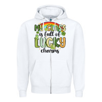 White my class is full of lucky charms Zipper Hoodie - MaliasSmallBusiness