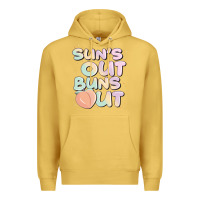 Antique Gold sun's out buns out Premium Hoodie - JahusDesignShop