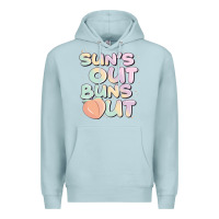 Blue Mist sun's out buns out Premium Hoodie - JahusDesignShop