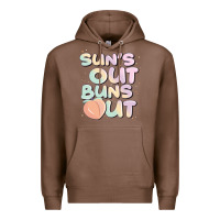Chestnut sun's out buns out Premium Hoodie - JahusDesignShop