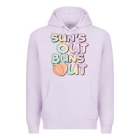 Lilac sun's out buns out Premium Hoodie - JahusDesignShop