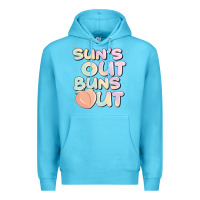 Ocean Blue sun's out buns out Premium Hoodie - JahusDesignShop