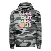 Slate Camo sun's out buns out Premium Hoodie - JahusDesignShop