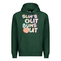 Sports Green sun's out buns out Premium Hoodie - JahusDesignShop