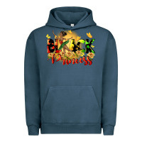 Pigment Midnight Navy black princess Urban Hoodie - CowGirlArtShop