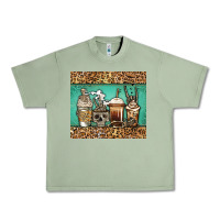 Oil Green skeleton coffee cups Urban Heavy Tee - Jasminsmagicworld