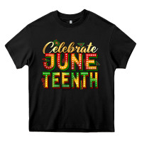 Black celebrate juneteenth Heavy Core Tee - Zillion Design Studio