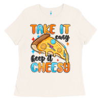 Bone take it easy keep it cheesy Ladies Tee - MaliasSmallBusiness