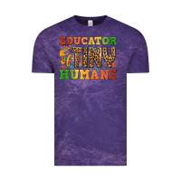 Cloud Purple educator of tiny humans Vintage Tee - BundleAndBundleShop