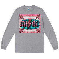 Heather Grey western mini pink glitter Long Sleeve Tee - BarkalooDesign