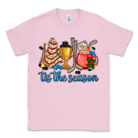 Bubblegum Pink tis the season hockey and Christmas Classic Tee - AdoDesignShop