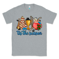 Heather Grey tis the season hockey and Christmas Classic Tee - AdoDesignShop