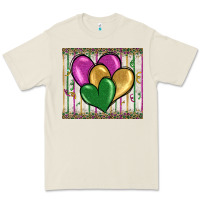Bone mardi gras heart Premium Tee - BarkalooDesign