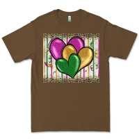 Cacao mardi gras heart Premium Tee - BarkalooDesign