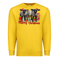 Lemon merry christmas baby sheeps Premium Sweatshirt - LillyAllenDesigns