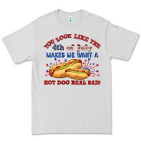 Dove Grey dog real bad billie wilder Premium Tee - texasbilliewilder