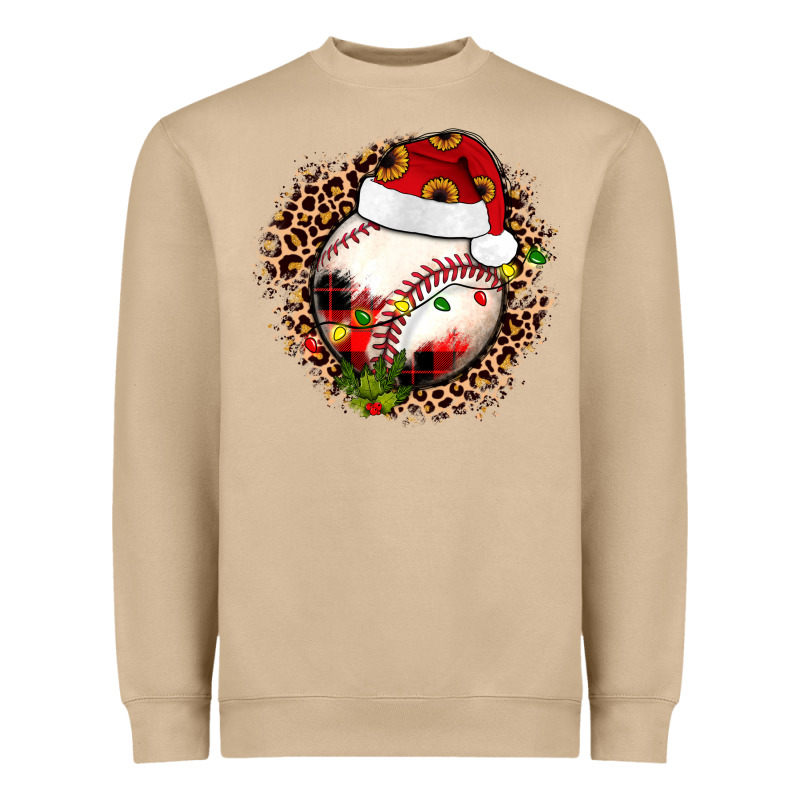 Christmas Baseball Heavyweight Sweatshirt by JahusDesignShop | Teevron