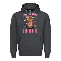 Smoke one boujee heifer Zipper Hoodie - MaliasSmallBusiness
