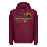Burgundy Best Wife Since August 1990 Limited Edition Premium Hoodie - Bettercallsaul