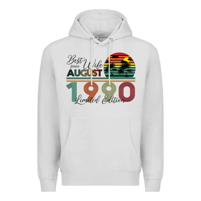 Best Wife Since August 1990 Limited Edition Premium Hoodie by Bettercallsaul | Teevron