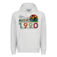 Dove Grey Best Wife Since August 1990 Limited Edition Premium Hoodie - Bettercallsaul