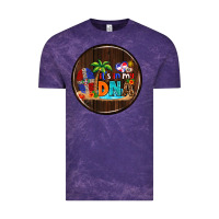 Cloud Purple Dominican Republic car coaster Vintage Tee - AdoDesignShop