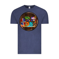 Vintage Denim Dominican Republic car coaster Vintage Tee - AdoDesignShop