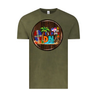Vintage Olive Dominican Republic car coaster Vintage Tee - AdoDesignShop