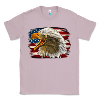 Lilac Western American Flag Eagle Classic Tee - LillyAllenDesigns