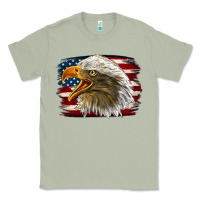 Matcha Western American Flag Eagle Classic Tee - LillyAllenDesigns