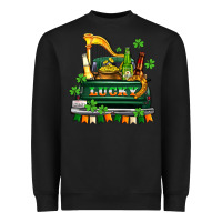 Black lucky truck with flags and beers Heavyweight Sweatshirt - AdoDesignShop