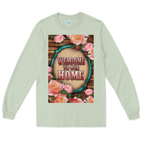 Matcha Western Welcome To Our Home Long Sleeve Tee - LillyAllenDesigns