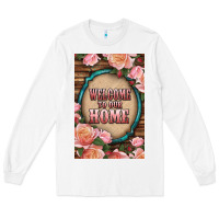 White Western Welcome To Our Home Long Sleeve Tee - LillyAllenDesigns