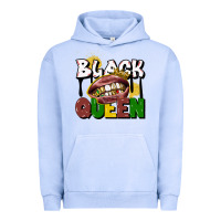 Pigment Grape Ice black queen Urban Hoodie - CowGirlArtShop