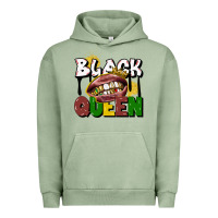 Pigment Oil Green black queen Urban Hoodie - CowGirlArtShop