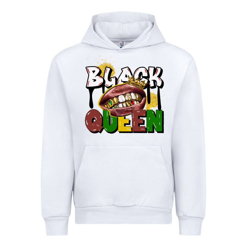 Black Queen Urban Hoodie by CowGirlArtShop | Teevron