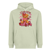 Matcha little miss valentine teddy bear Heavyweight Hoodie - LillyAllenDesigns