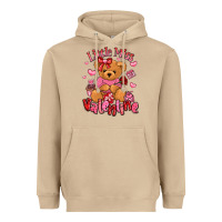 Mushroom little miss valentine teddy bear Heavyweight Hoodie - LillyAllenDesigns