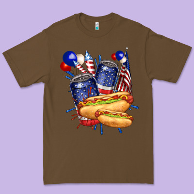 Premium Tee hotdog with beers billie wilder