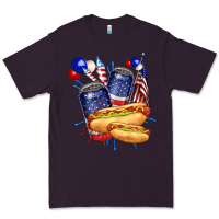 Plum hotdog with beers billie wilder Premium Tee - texasbilliewilder
