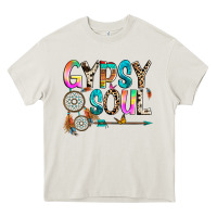 Cream gypsy soul Heavy Core Tee - texasbilliewilder