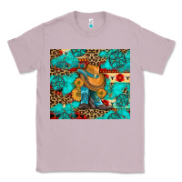 Lilac cowboy boots with turquoise and aztec Classic Tee - Artiststas