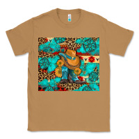 Toasted Coconut cowboy boots with turquoise and aztec Classic Tee - Artiststas