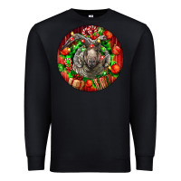 Christmas Navajo Churro Sheep Premium Sweatshirt | Teevron