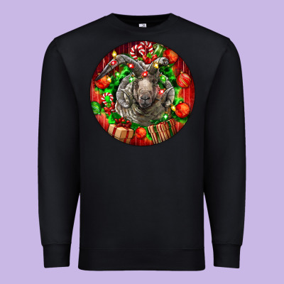 Christmas Navajo Churro Sheep Premium Sweatshirt Designed By Lillyallendesigns