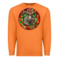 Carrot christmas navajo churro sheep Premium Sweatshirt - LillyAllenDesigns