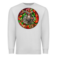 Dove Grey christmas navajo churro sheep Premium Sweatshirt - LillyAllenDesigns